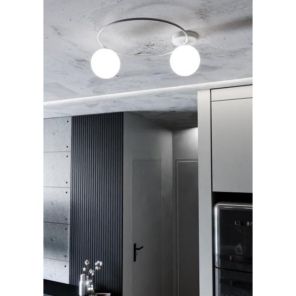 Lampa sufitowa SOPRA 2 WH OPAL