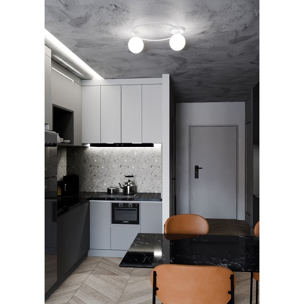 Lampa sufitowa SOPRA 2 WH OPAL