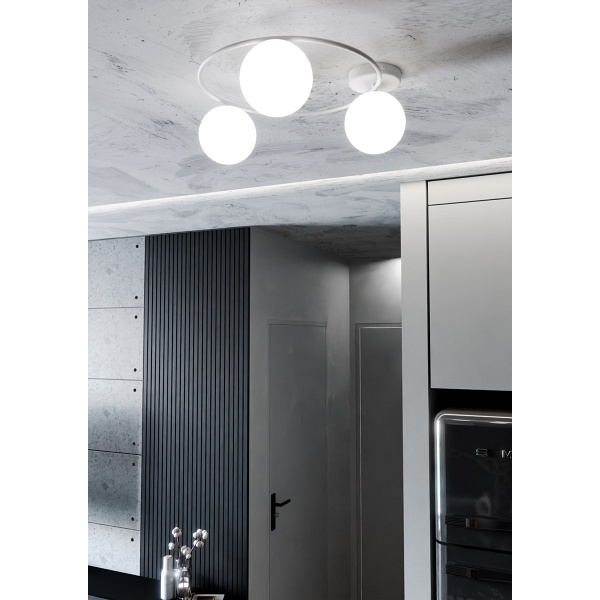 Lampa sufitowa SOPRA 3 WH OPAL