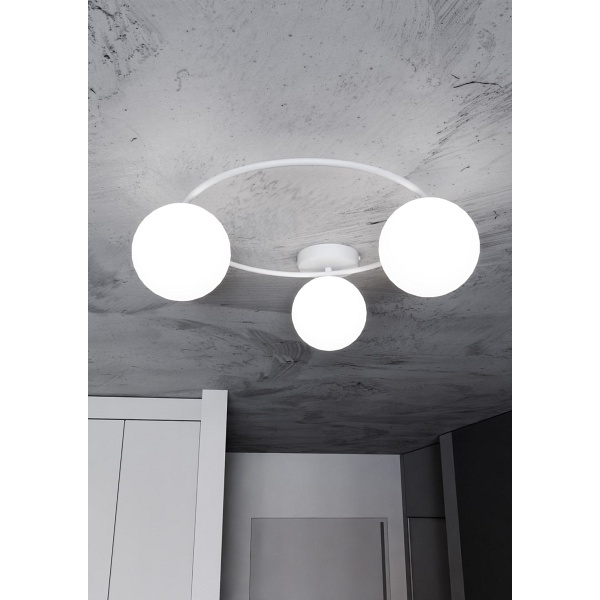 Lampa sufitowa SOPRA 3 WH OPAL