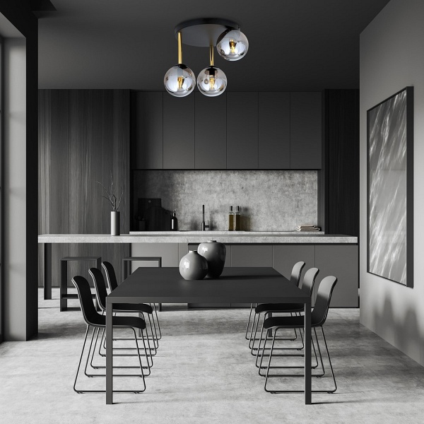 Lampa sufitowa DOLCE 3 BL GRAFIT