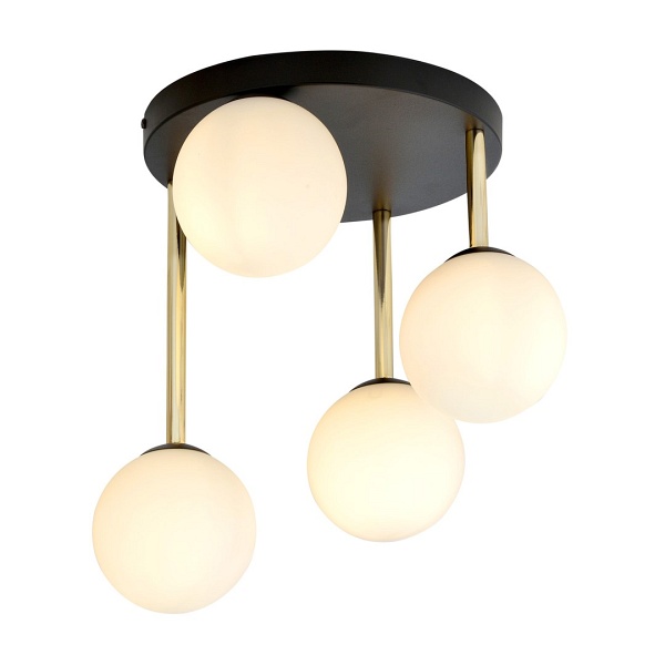 Lampa sufitowa DOLCE 4 BL OPAL - Emibig