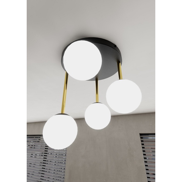 Lampa sufitowa DOLCE 4 BL OPAL