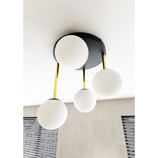 Lampa sufitowa DOLCE 4 BL OPAL