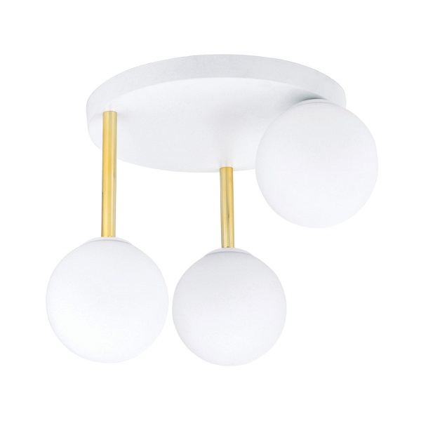 Lampa sufitowa DOLCE 3 WH OPAL - Emibig