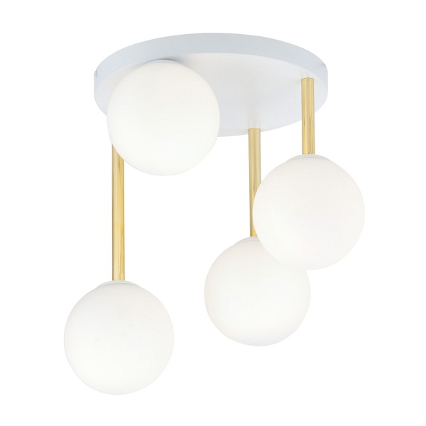 Lampa sufitowa DOLCE 4 WH OPAL - Emibig
