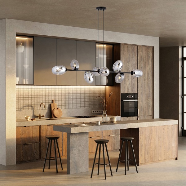 Lampa sufitowa PANDORA 8 BL GRAFIT