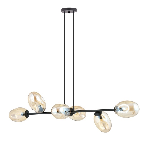 Lampa sufitowa PANDORA 6 BL MIODOWY - Emibig
