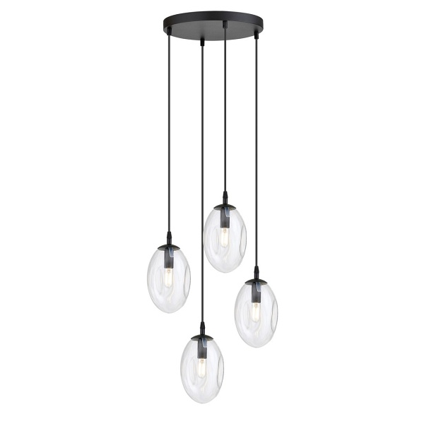 Lampa sufitowa ASTRAL 4 BL PREMIUM TRANSPARENT