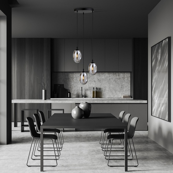 Lampa sufitowa ASTRAL 3 BL PREMIUM GRAFIT