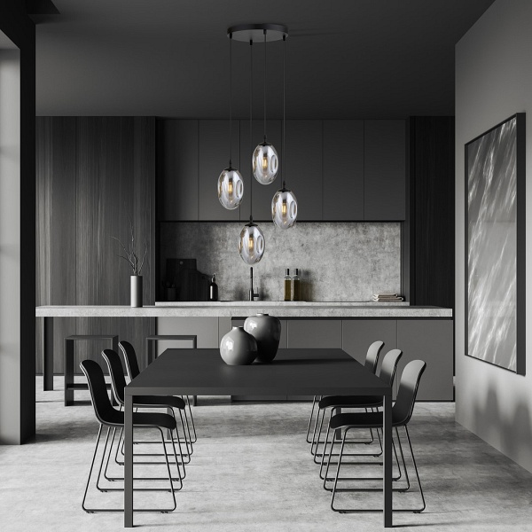 Lampa sufitowa ASTRAL 4 BL PREMIUM GRAFIT