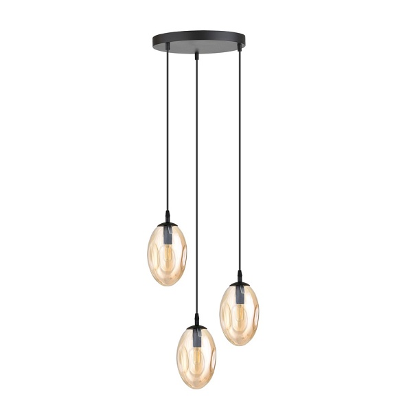 Lampa sufitowa ASTRAL 3 BL PREMIUM MIODOWY - Emibig