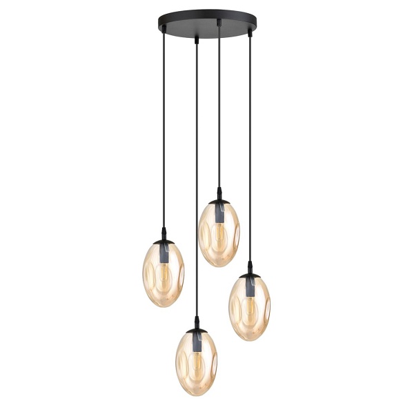 Lampa sufitowa ASTRAL 4 BL PREMIUM MIODOWY - Emibig