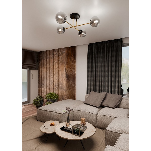 Lampa sufitowa MAGNUM 4 BL GRAFIT