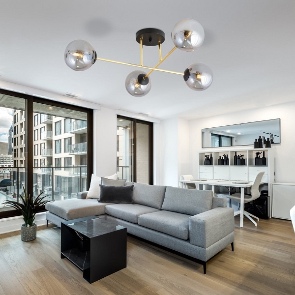 Lampa sufitowa MAGNUM 4 BL GRAFIT