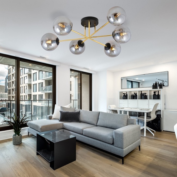 Lampa sufitowa MAGNUM 6 BL GRAFIT