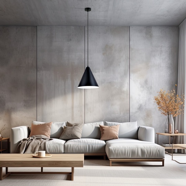 Lampa wisząca REBEL 1 BLACK/WHITE