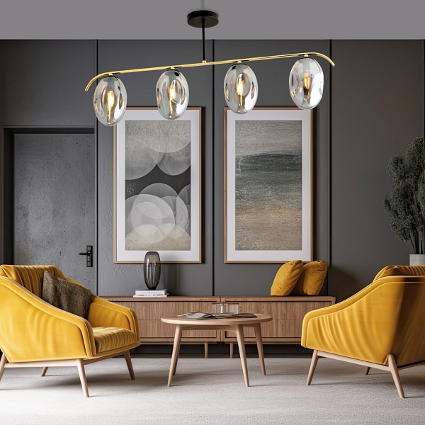 Lampa sufitowa FINES 4 BL GRAFIT