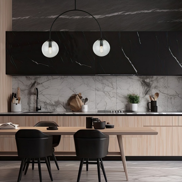 Lampa sufitowa ARCHI 2 BL TRANSPARENT