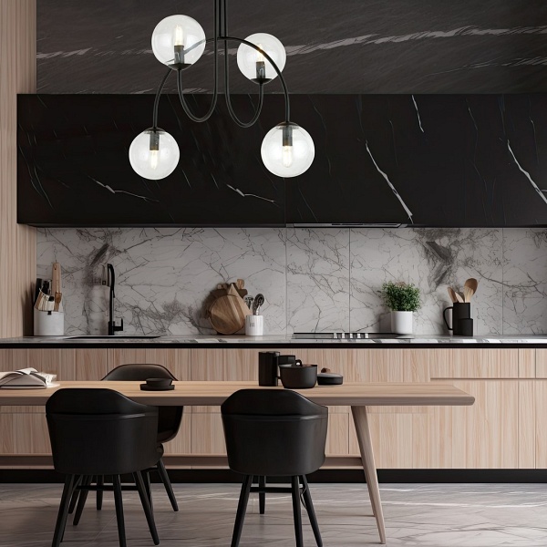 Lampa sufitowa ARCHI 4A BL TRANSPARENT