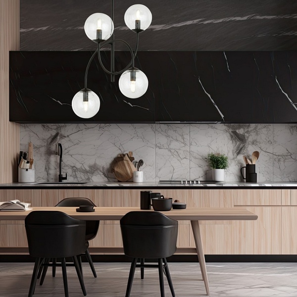 Lampa sufitowa ARCHI 4B BL TRANSPARENT