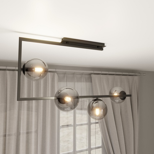 Lampa sufitowa SOMA 4 BL GRAFIT - Emibig