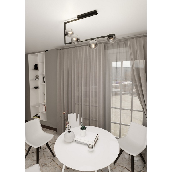 Lampa sufitowa SOMA 4 BL GRAFIT - Emibig