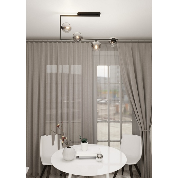 Lampa sufitowa SOMA 4 BL GRAFIT - Emibig