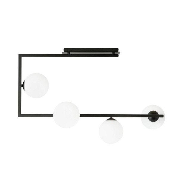 Lampa sufitowa SOMA 4 BL OPAL - Emibig