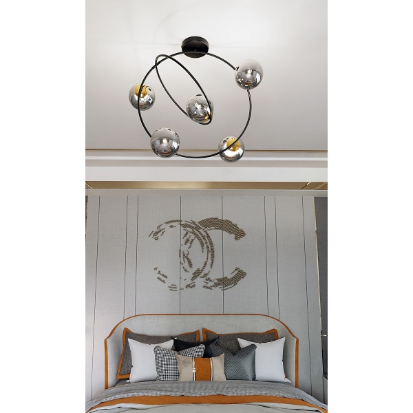 Lampa sufitowa STARDOM 5 BL GRAFIT