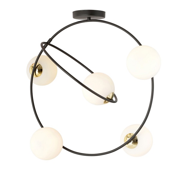 Lampa sufitowa STARDOM 5 BL OPAL - Emibig