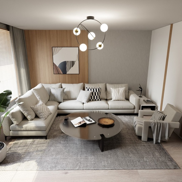 Lampa sufitowa STARDOM 5 BL OPAL