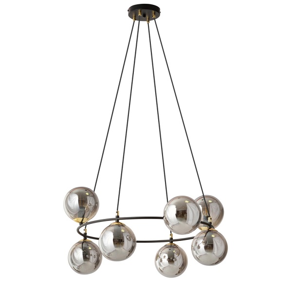 Lampa wisząca AZURA 8 BL GRAFIT - Emibig