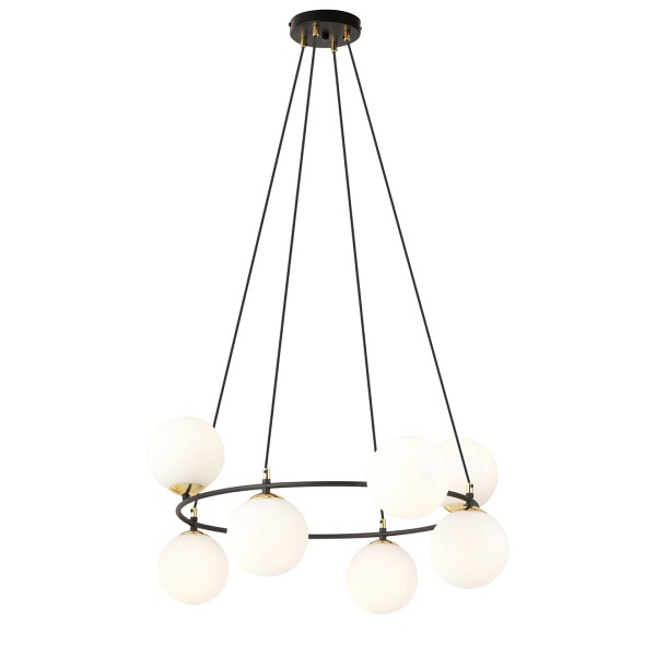 Lampa wisząca AZURA 8 BL OPAL - Emibig