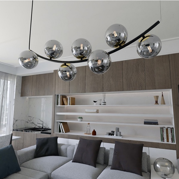 Lampa wisząca RITZ 7 BL GRAFIT