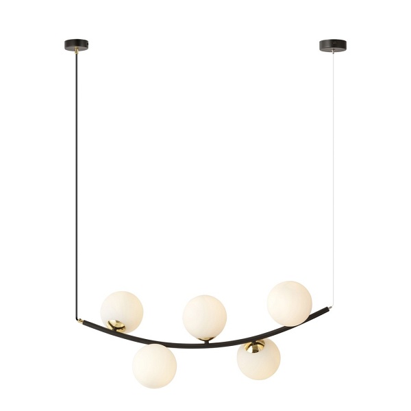 Lampa wisząca RITZ 5 BL OPAL - Emibig