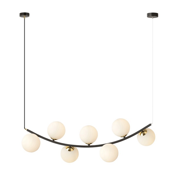 Lampa wisząca RITZ 7 BL OPAL - Emibig