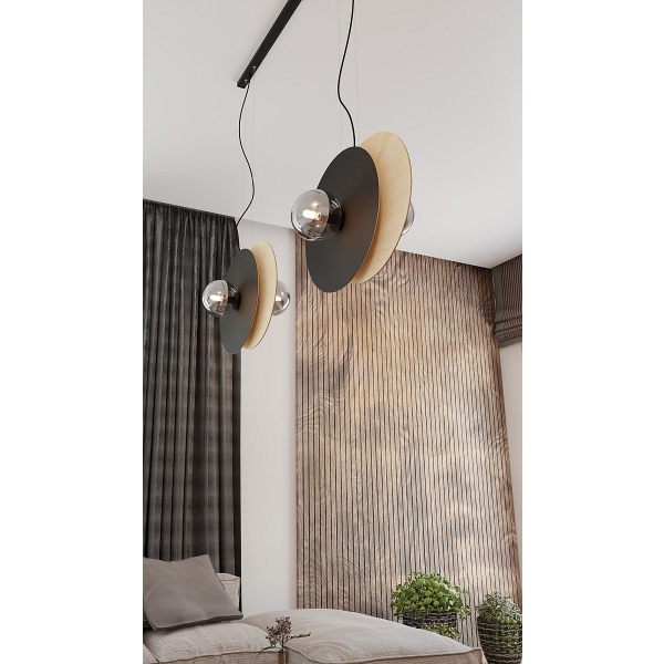 Lampa wisząca SOHO 4 BL GRAFIT