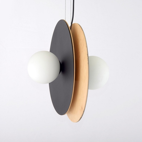 Lampa wisząca SOHO 2 BL OPAL