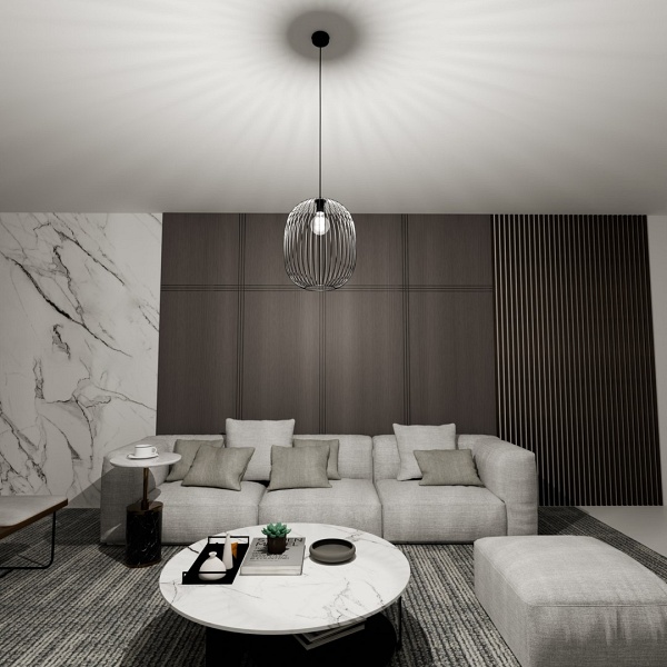 Lampa wisząca ONYX 1 BL