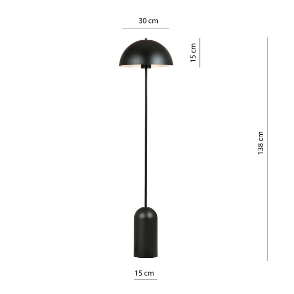 Lampa podłogowa KAVA LP1 BLACK