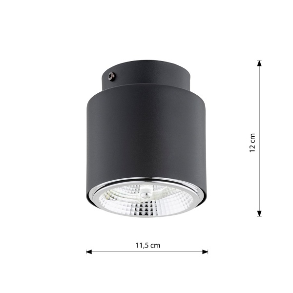 Lampa sufitowa NANO 1 BLACK