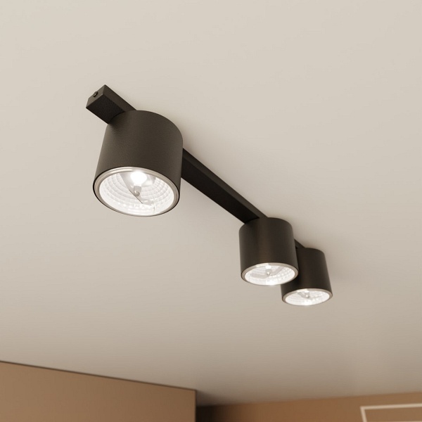Lampa sufitowa NANO 3 BLACK