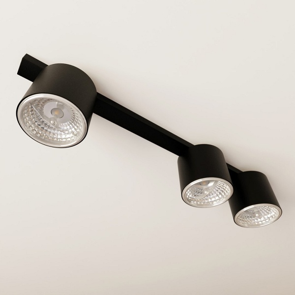 Lampa sufitowa NANO 3 BLACK