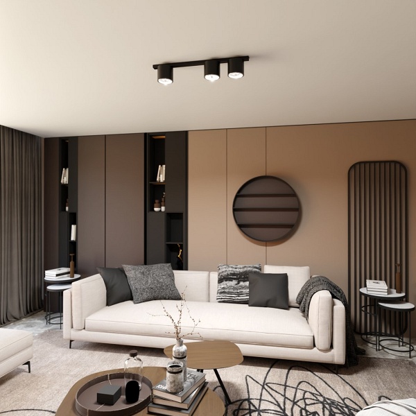 Lampa sufitowa NANO 3 BLACK