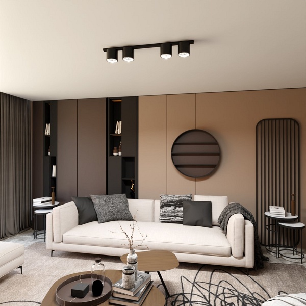 Lampa sufitowa NANO 4 BLACK