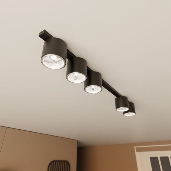 Lampa sufitowa NANO 5 BLACK