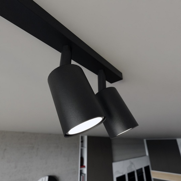 Lampa sufitowa FLASH 6 BLACK