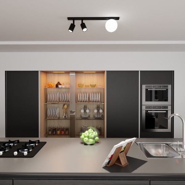 Lampa sufitowa BASTER 3 BLACK