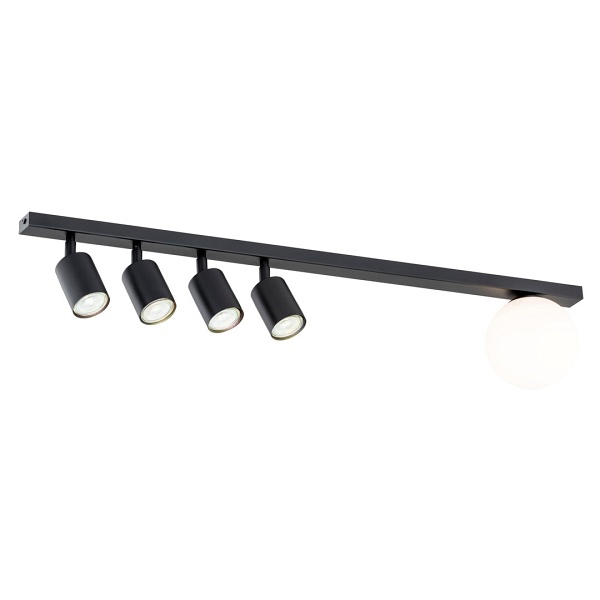 Lampa sufitowa BASTER 5 BLACK - Emibig